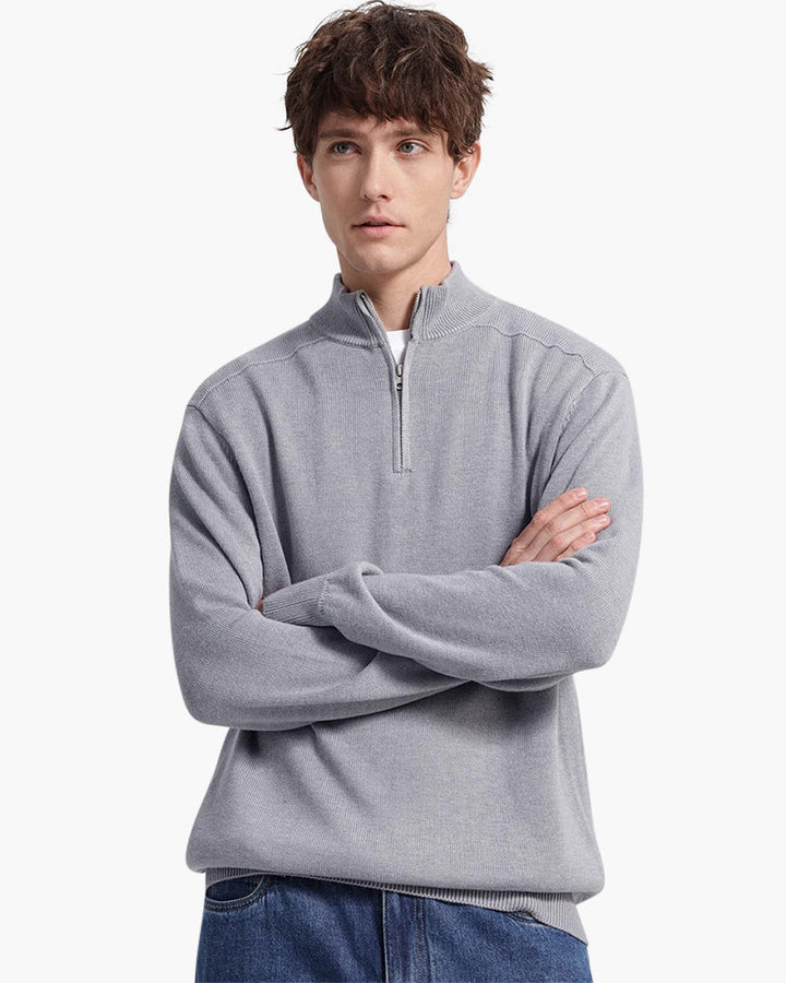 THOMAS | MERINO WOOL HALF-ZIP SWEATER