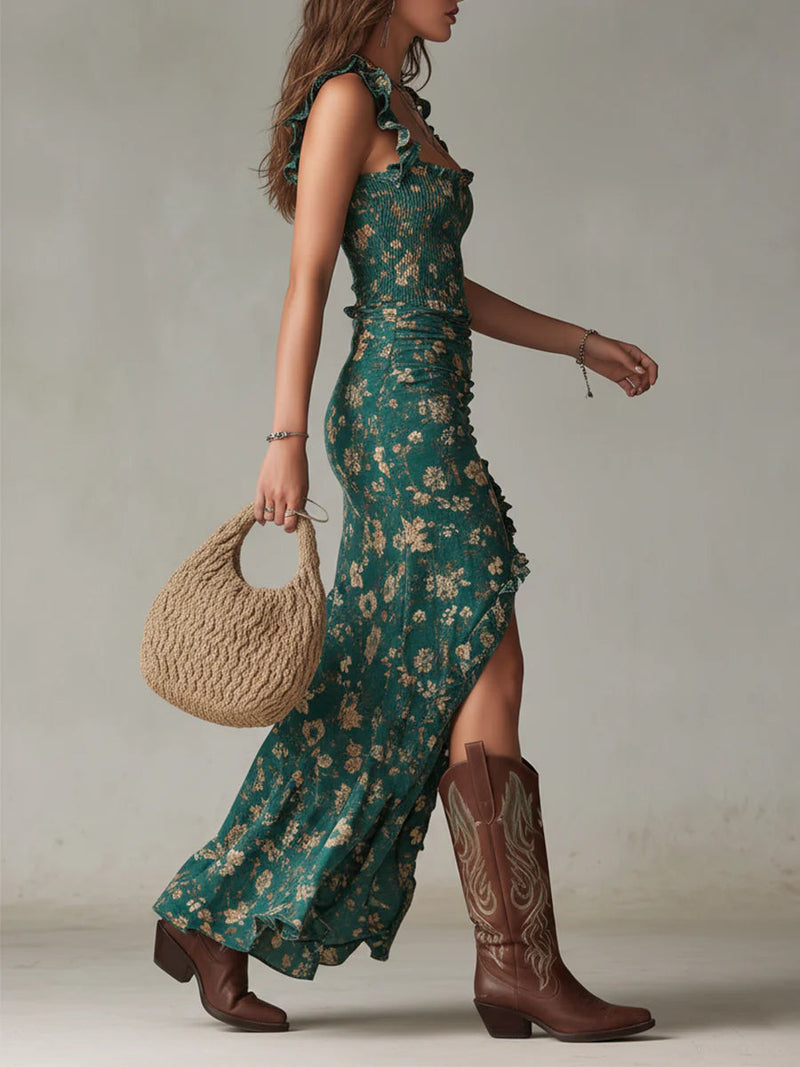 ZARIA | BOHEMIAN PRINT MAXI DRESS