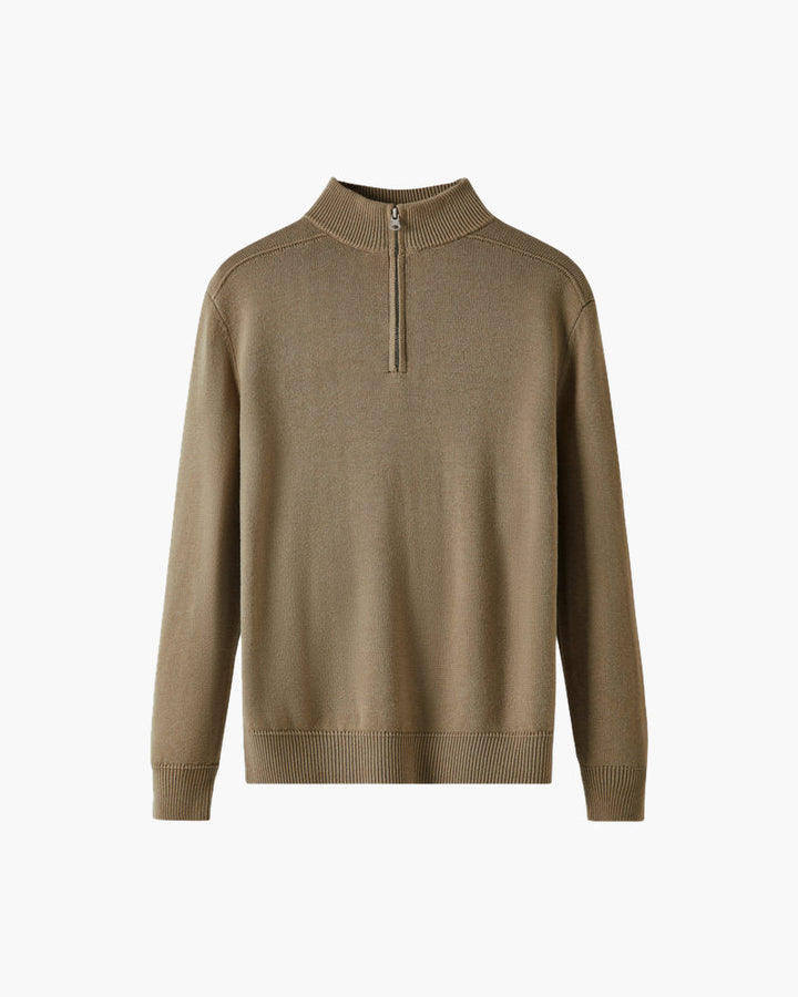 THOMAS | MERINO WOOL HALF-ZIP SWEATER