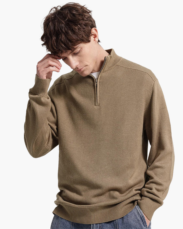THOMAS | MERINO WOOL HALF-ZIP SWEATER