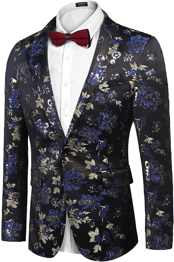 VIENNA | FLORAL BROCADE BLAZER