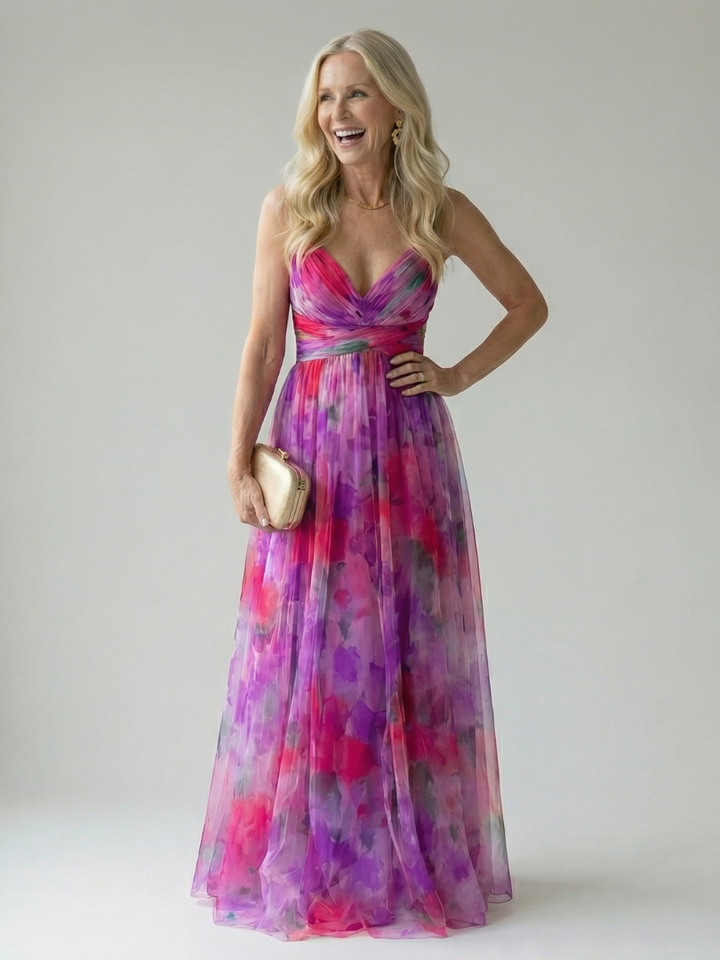 VIOLET | WRAP MAXI DRESS