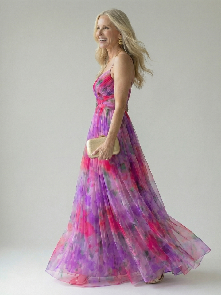 VIOLET | WRAP MAXI DRESS