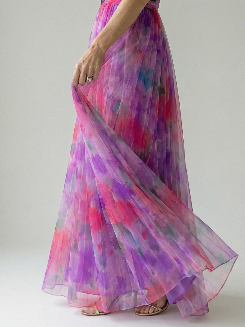 VIOLET | WRAP MAXI DRESS