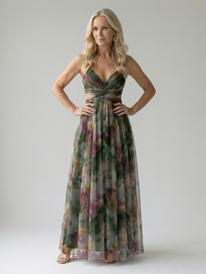 VIOLET | WRAP MAXI DRESS