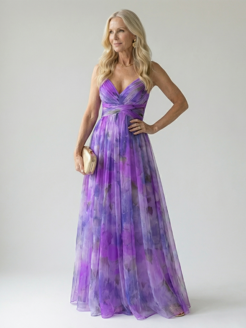 VIOLET | WRAP MAXI DRESS