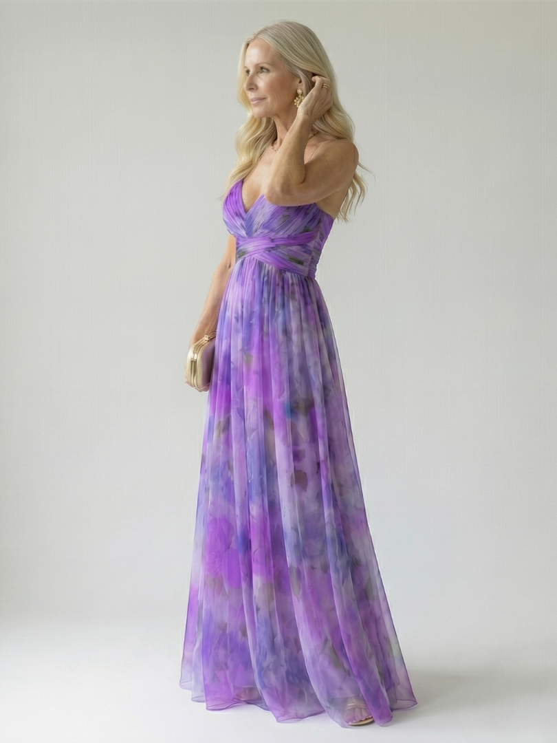 VIOLET | WRAP MAXI DRESS