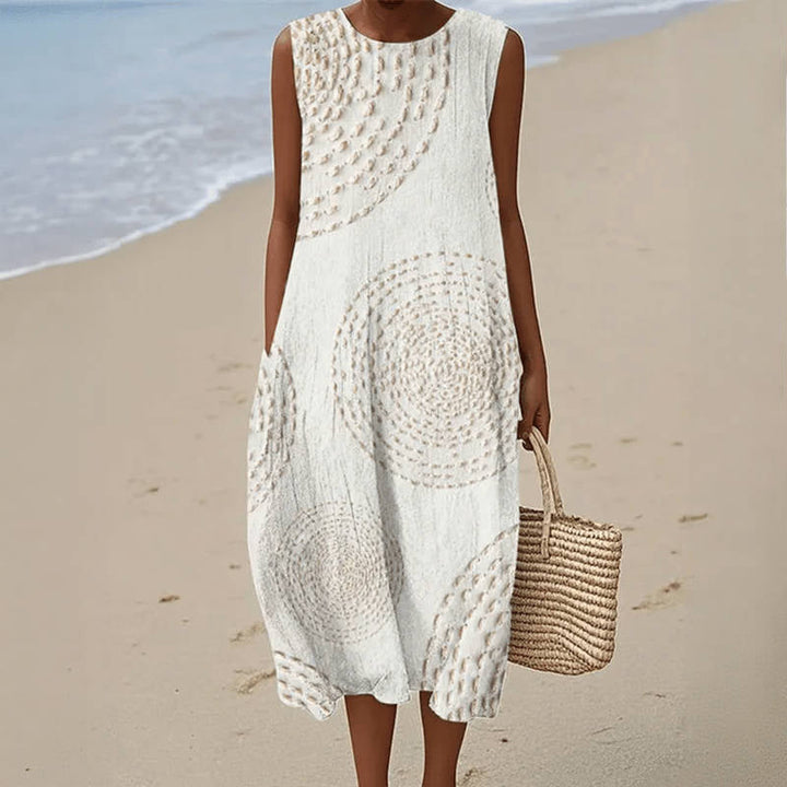 VIVEKA | PRINTED MIDI DRESS