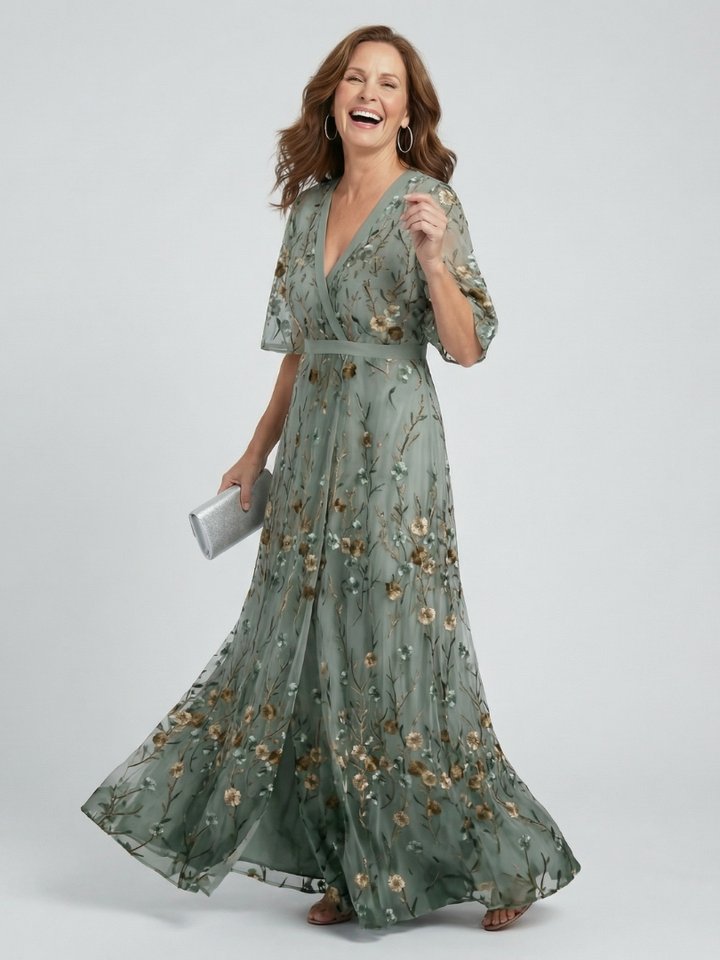 SERENA | FLORAL HALTER MIDI DRESS
