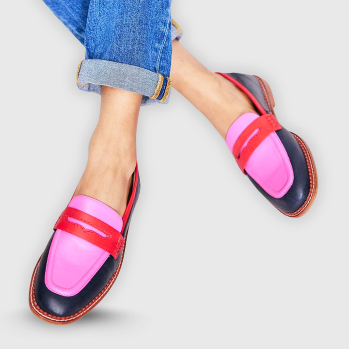 FRANKI | TWO-TONE COMFORT LOAFERS