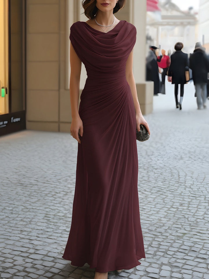 NAIRA | DRAPED MAXI DRESS