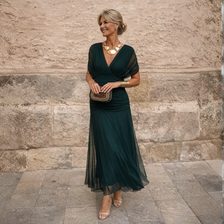 MIKAELA | OFF-SHOULDER MERMAID MAXI DRESS