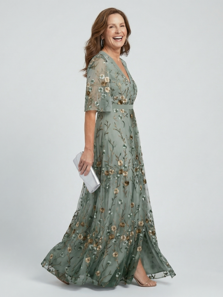 SERENA | FLORAL HALTER MIDI DRESS