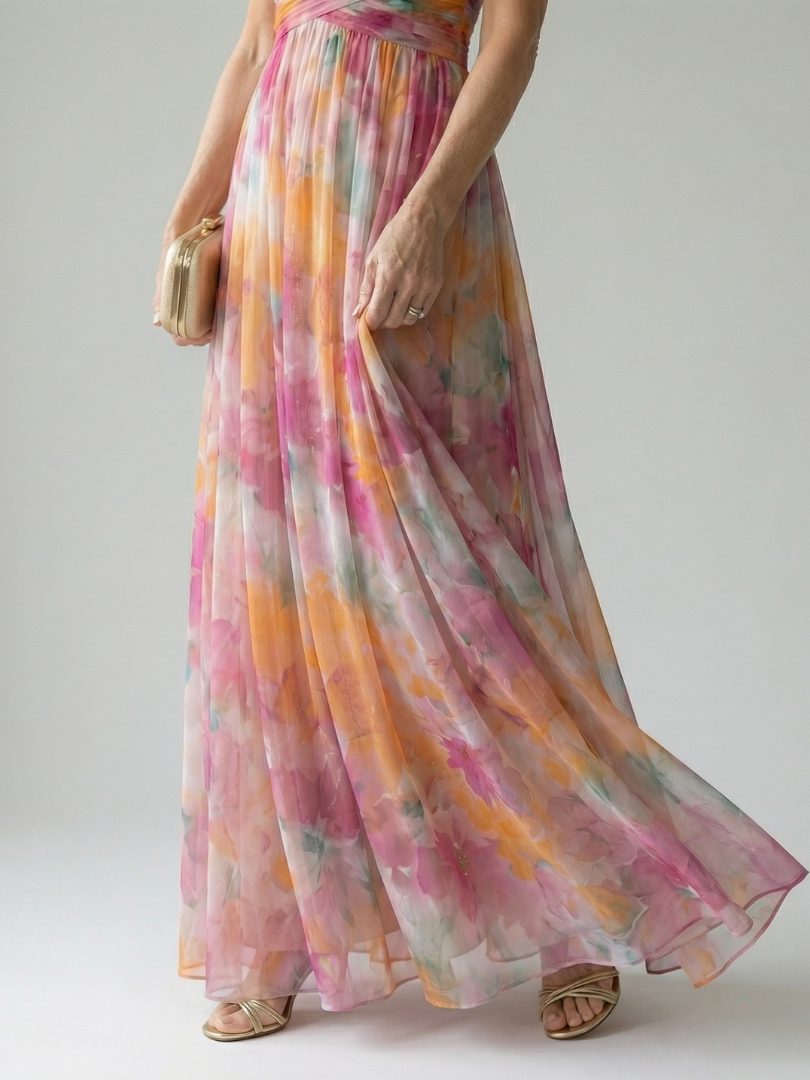 VIOLET | WRAP MAXI DRESS