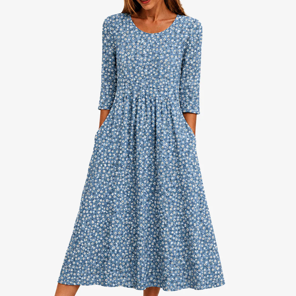 MEADOW | FLORAL MIDI DRESS