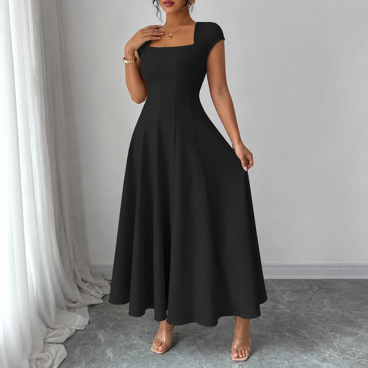 BROOKLYN | CLASSIC TUMMY-CONTROL A-LINE MIDI DRESS