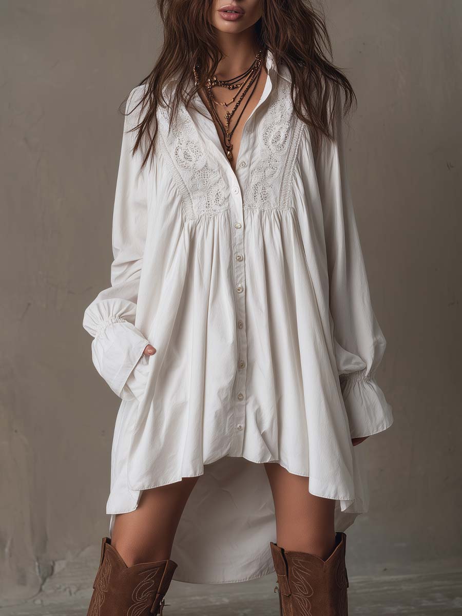 EVELYN | LACE MINI DRESS
