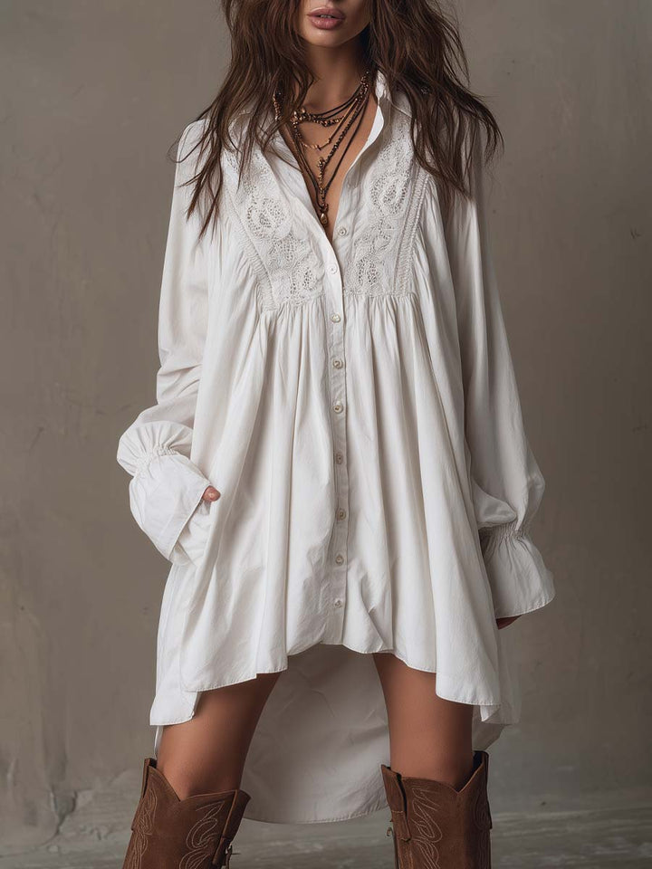 EVELYN | LACE MINI DRESS