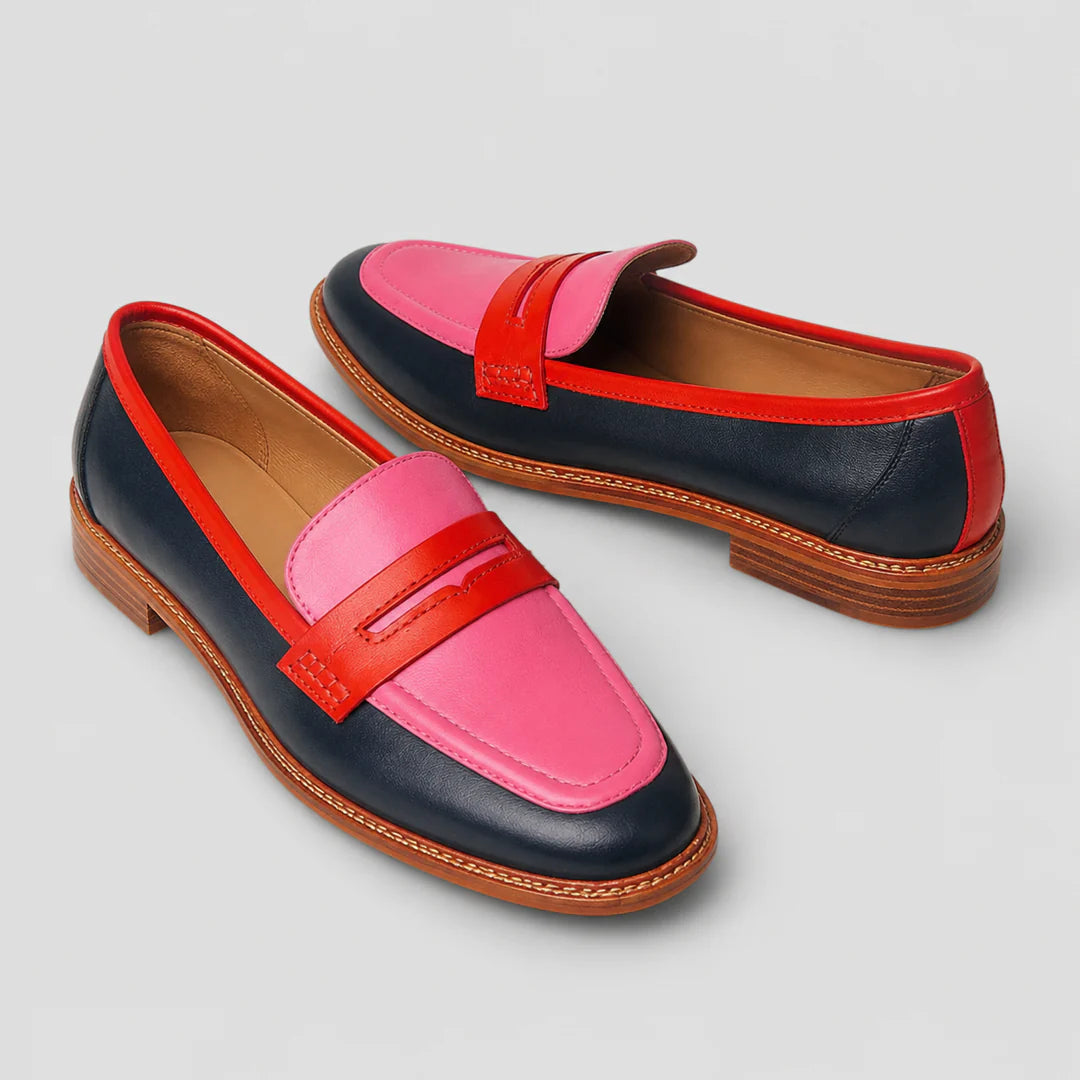 FRANKI | TWO-TONE COMFORT LOAFERS