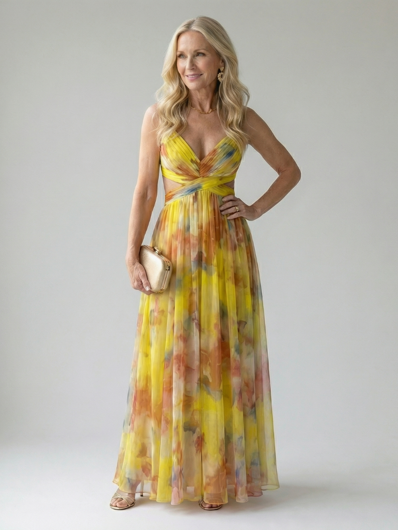 VIOLET | WRAP MAXI DRESS