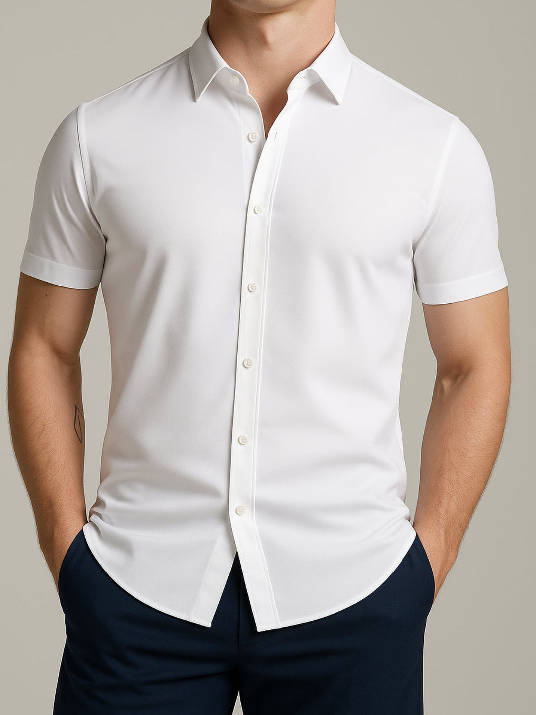 MASON | NON-IRON STRETCH SHIRT