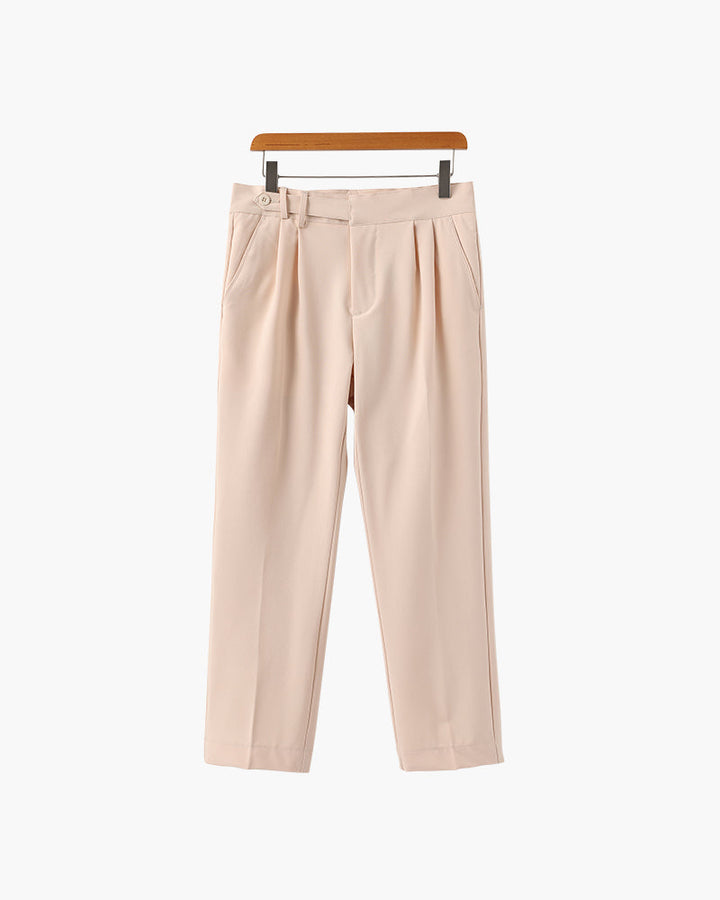 PARIS | HIGH-WAIST TAILORED TROUSERS