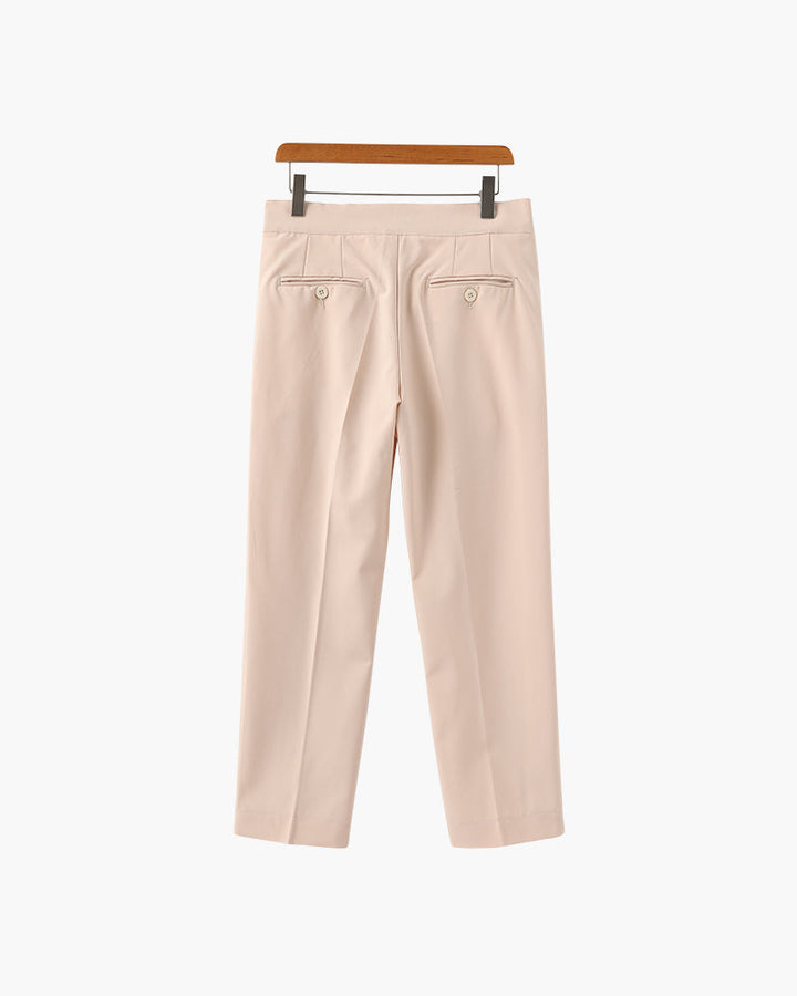 PARIS | HIGH-WAIST TAILORED TROUSERS