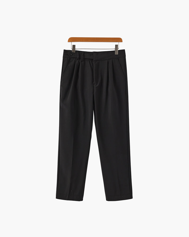 PARIS | HIGH-WAIST TAILORED TROUSERS