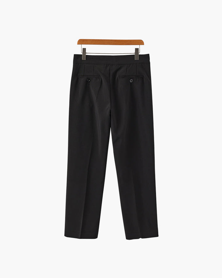 PARIS | HIGH-WAIST TAILORED TROUSERS