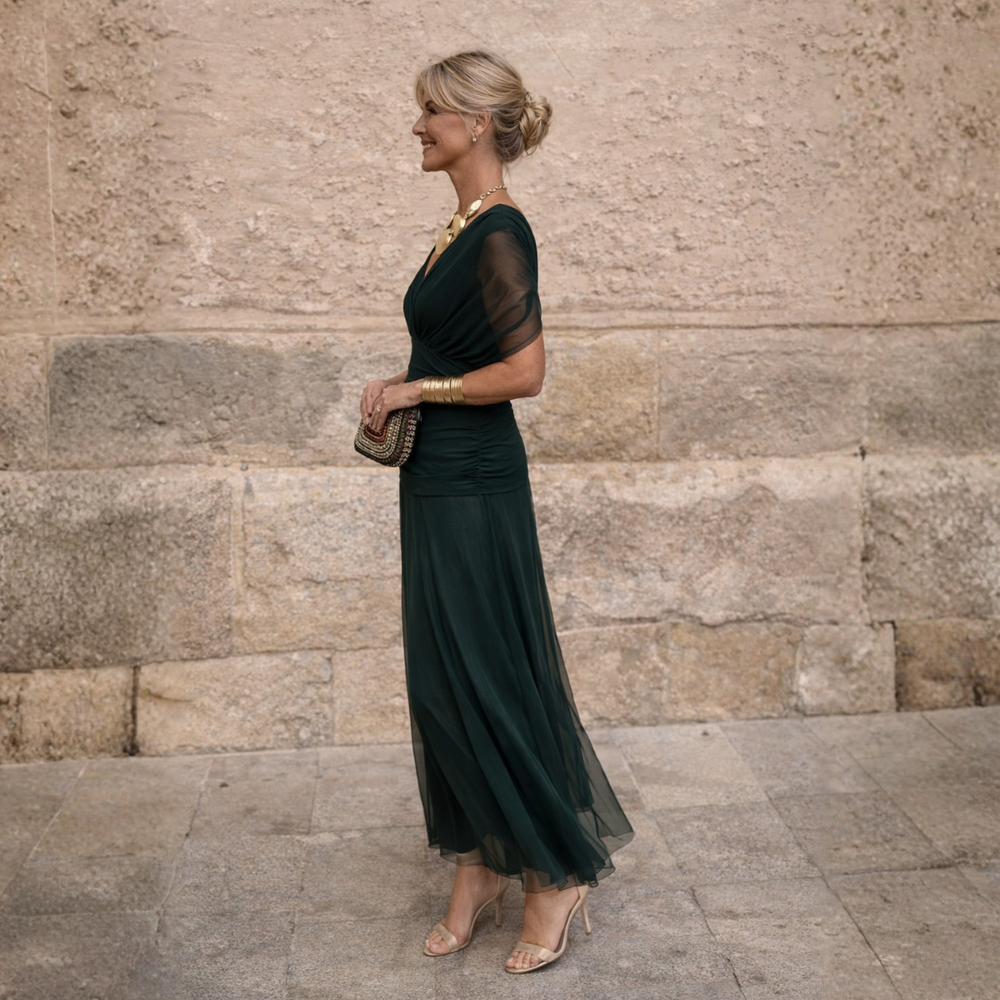 MIKAELA | OFF-SHOULDER MERMAID MAXI DRESS