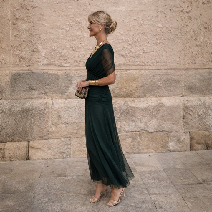 MIKAELA | OFF-SHOULDER MERMAID MAXI DRESS