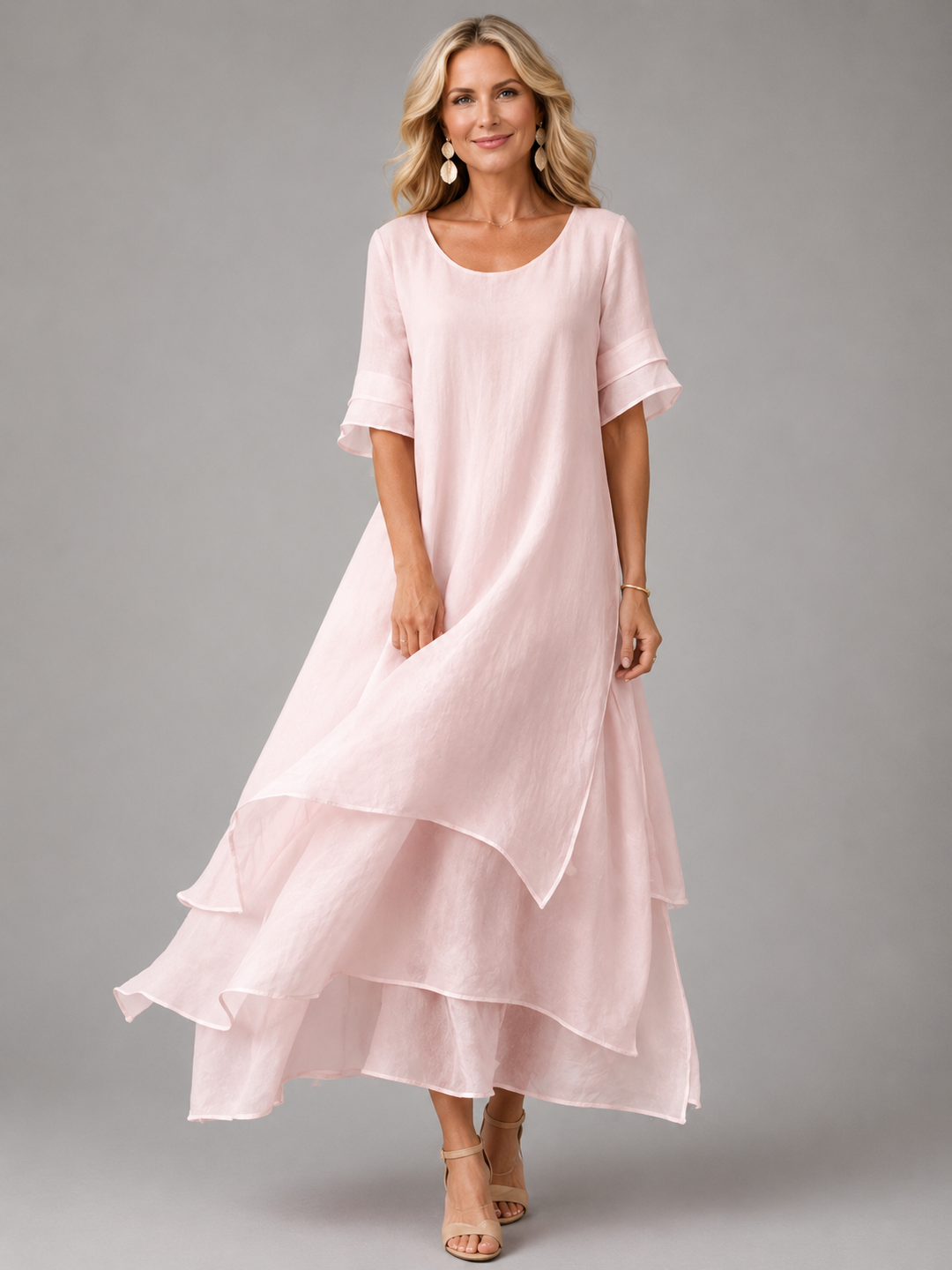 LIORA | FLOWING TIERED MAXI DRESS