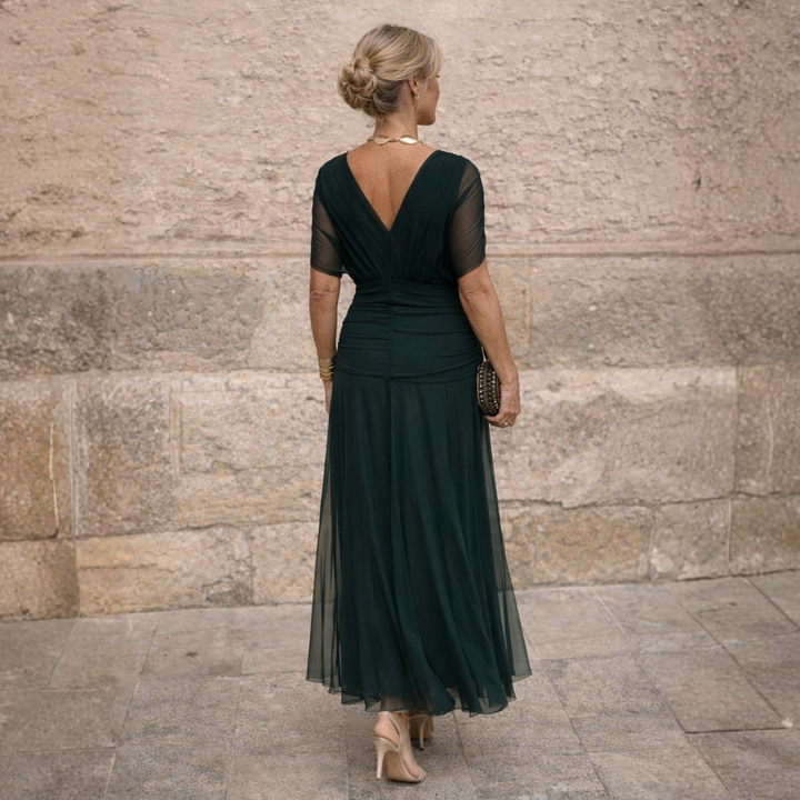 MIKAELA | OFF-SHOULDER MERMAID MAXI DRESS