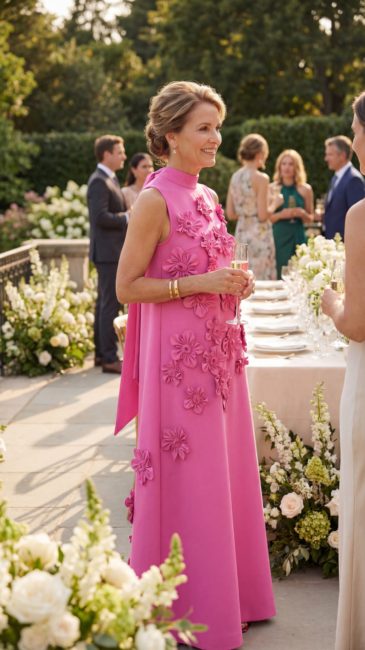 ADELINE | FLORAL APPLIQUÉ MAXI DRESS