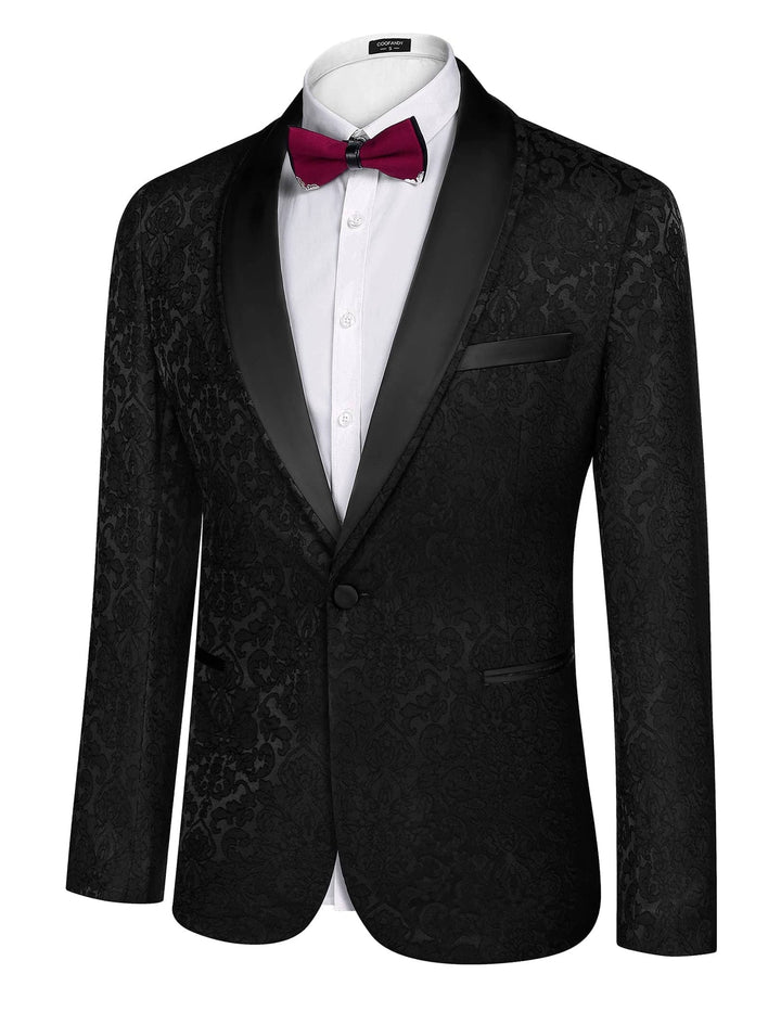 LEONARDO | JACQUARD FLORAL BLAZER