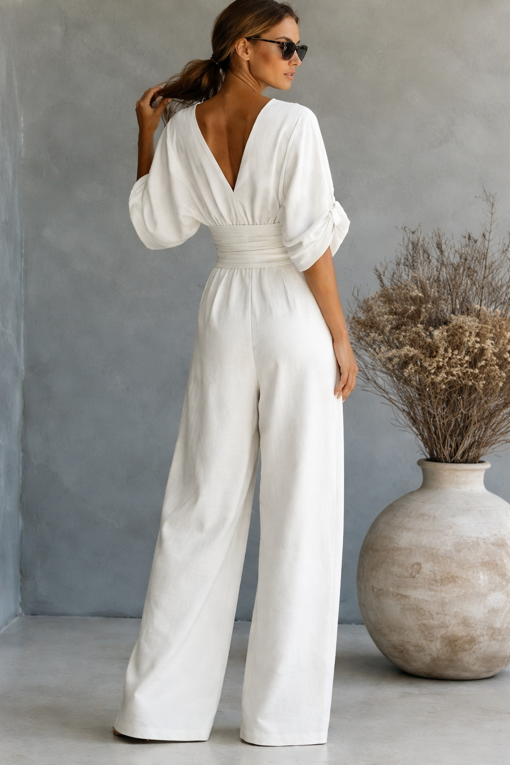 RISEL | ELEGANT WIDE-LEG JUMPSUIT