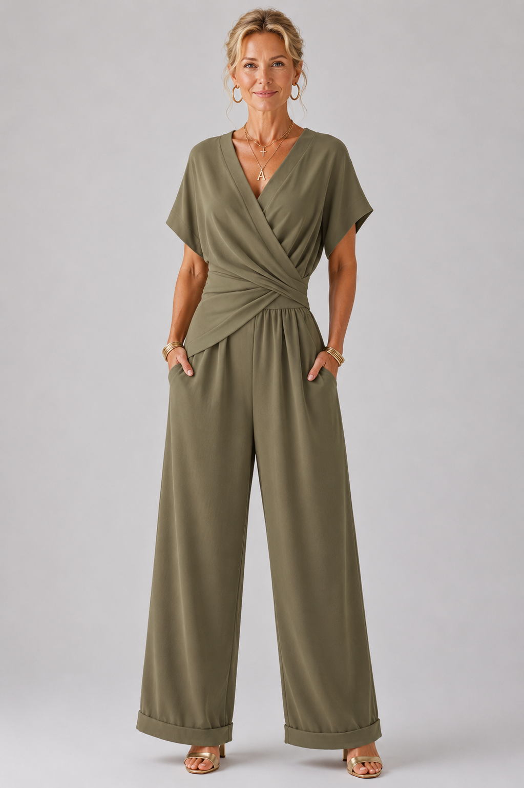 COLLEEN | WRAP-FRONT TWO-PIECE SET