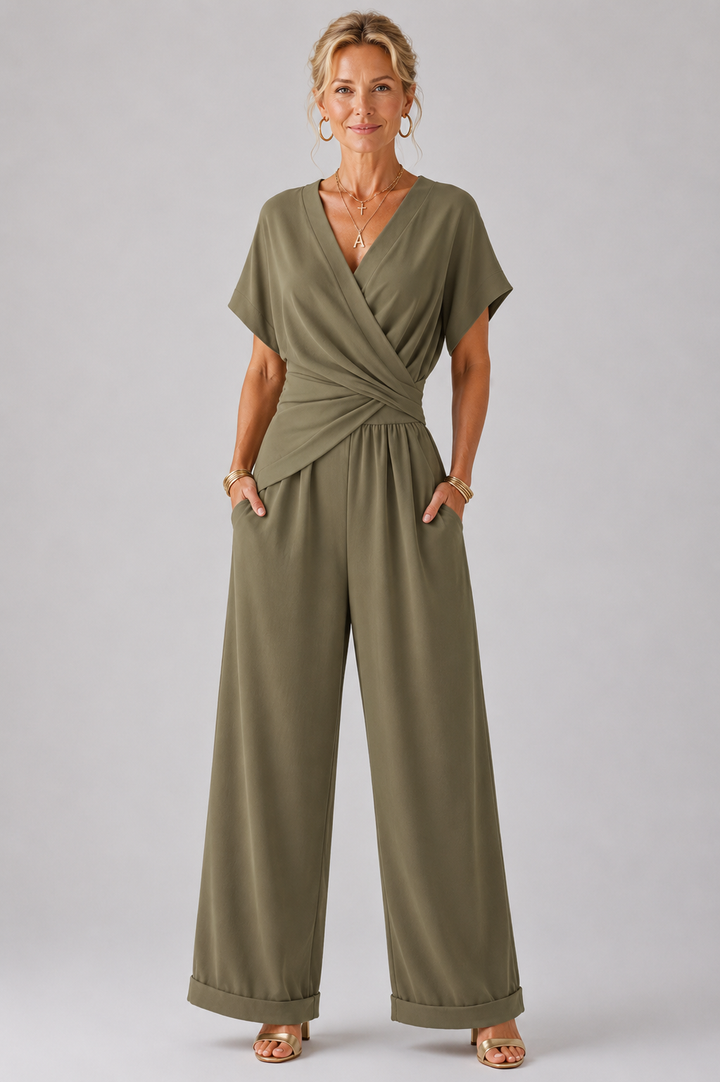 COLLEEN | WRAP-FRONT TWO-PIECE SET