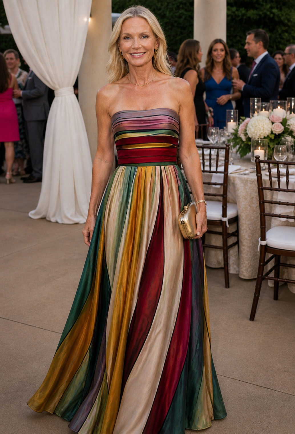 VIOLET | STRAPLESS A-LINE SUMMER DRESS
