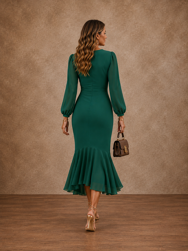JOSEPHINE | SATIN MERMAID MAXI DRESS