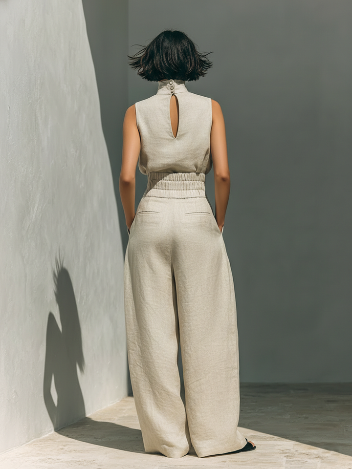 MARIA | TANK TOP &amp; WIDE-LEG PANTS SET