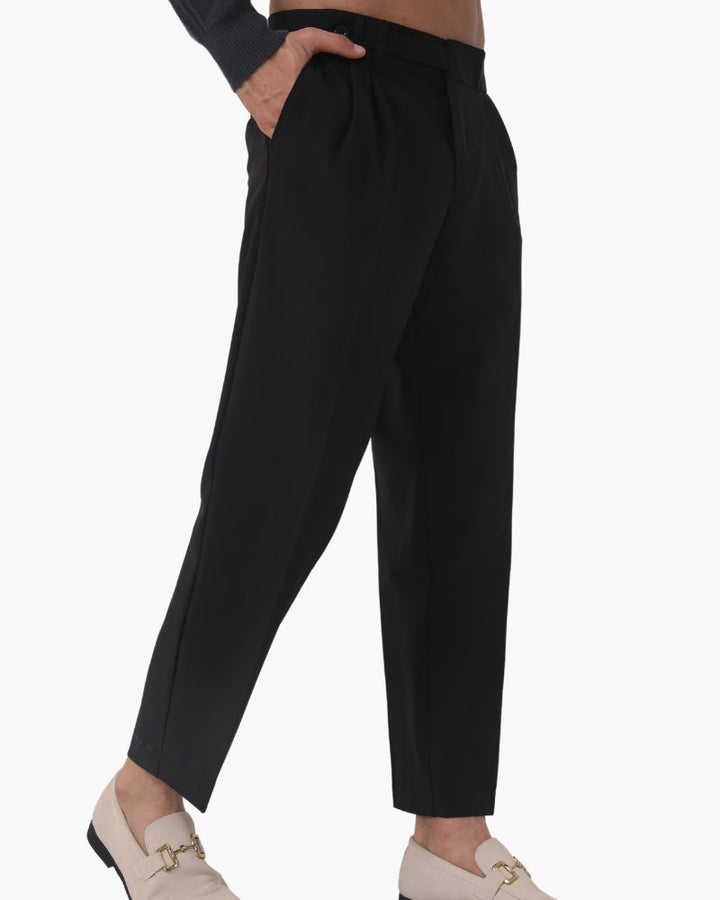 PARIS | HIGH-WAIST TAILORED TROUSERS