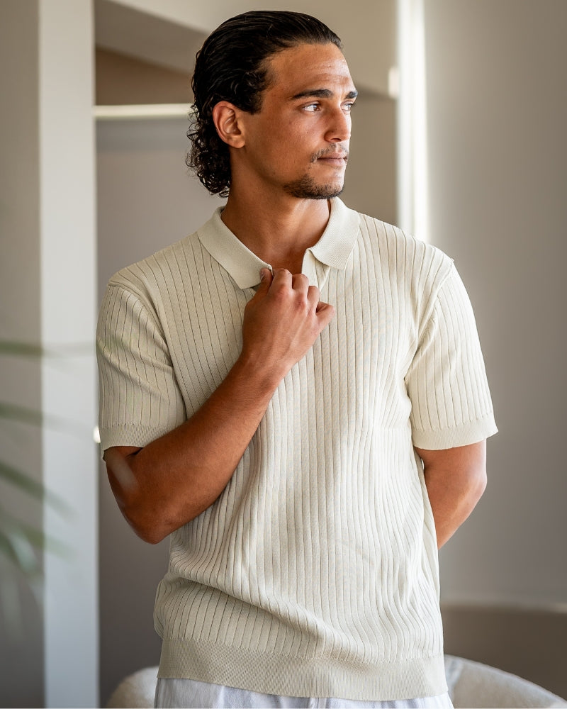 MARCO | RIBBED KNIT POLO