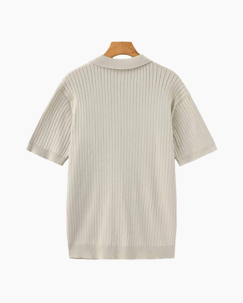 MARCO | RIBBED KNIT POLO