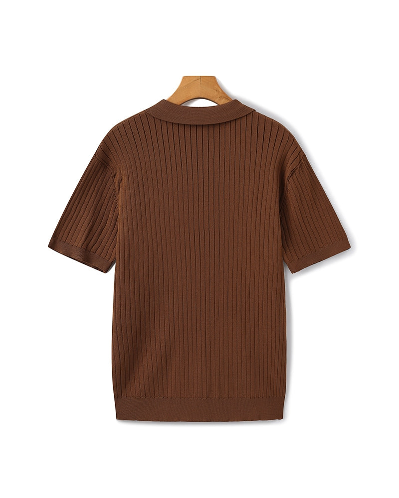 MARCO | RIBBED KNIT POLO