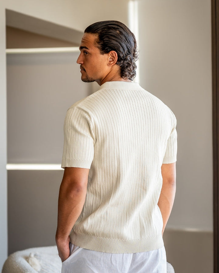MARCO | RIBBED KNIT POLO