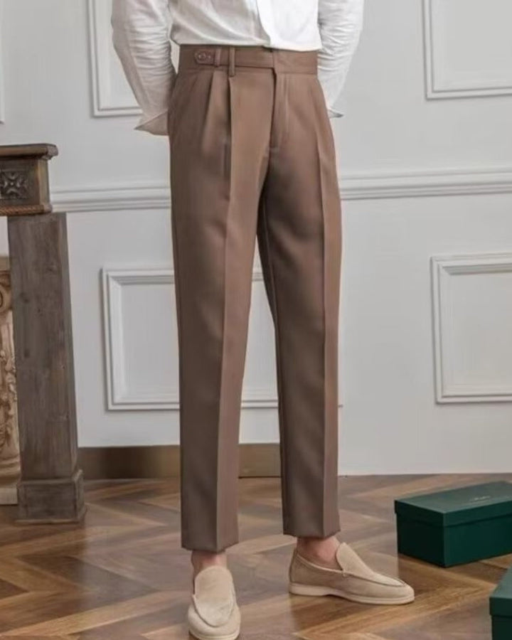 PARIS | HIGH-WAIST TAILORED TROUSERS