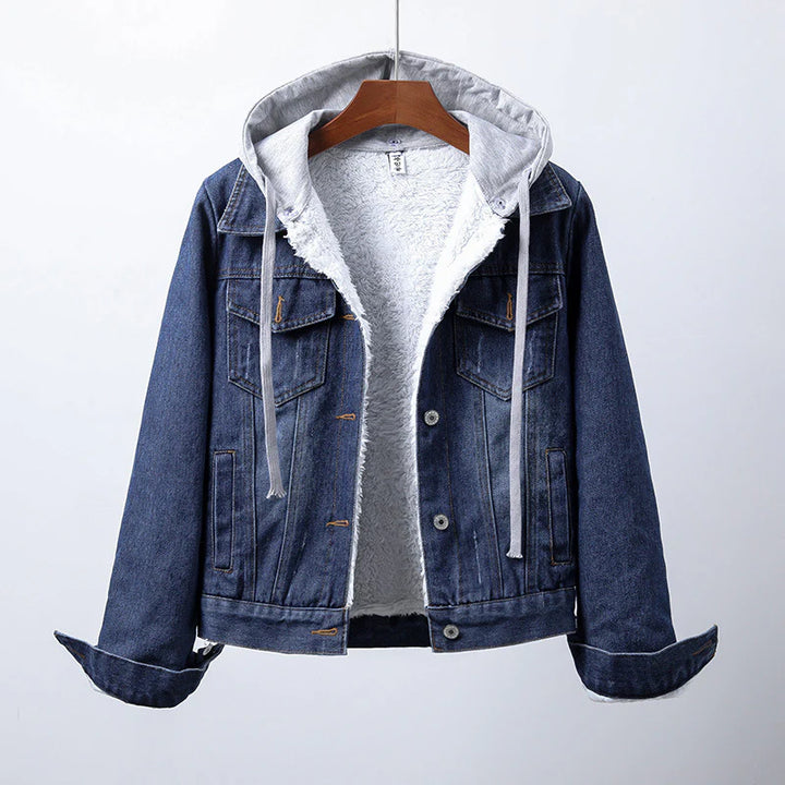 YARA | Denim Jacket with Warm Lining and Casual Style