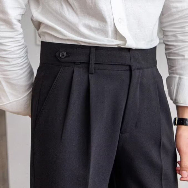 PARIS | HIGH-WAIST TAILORED TROUSERS