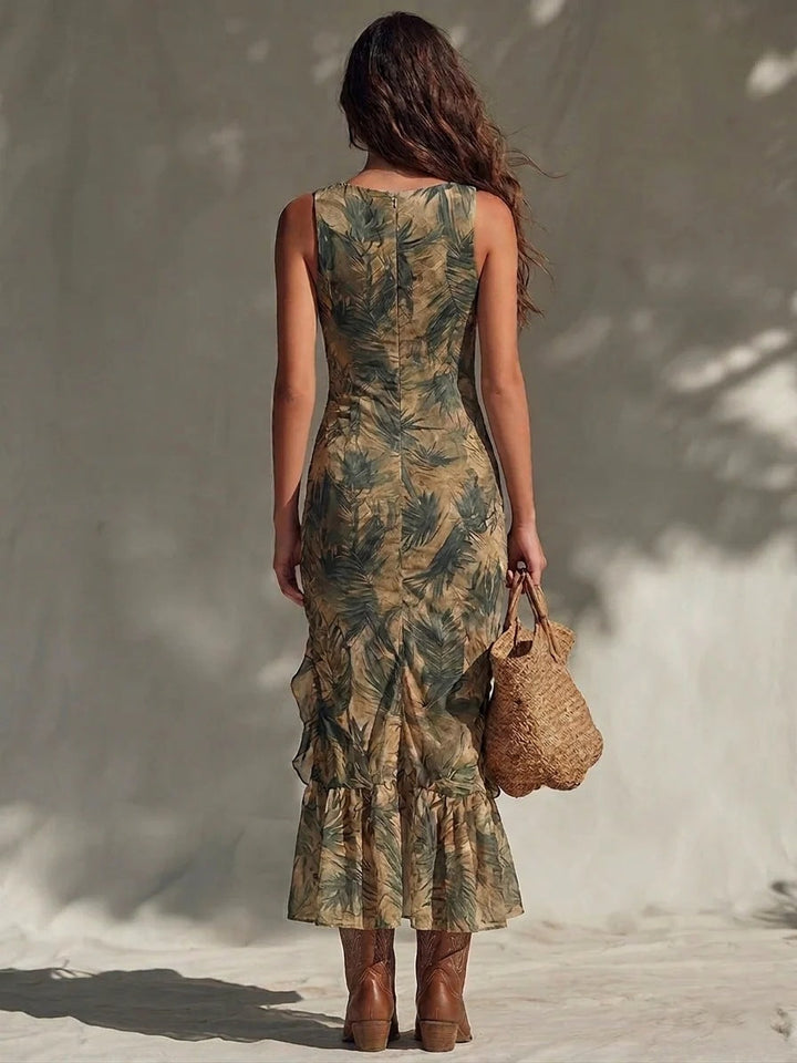 LIVIA | RUCHED RESORT MAXI DRESS